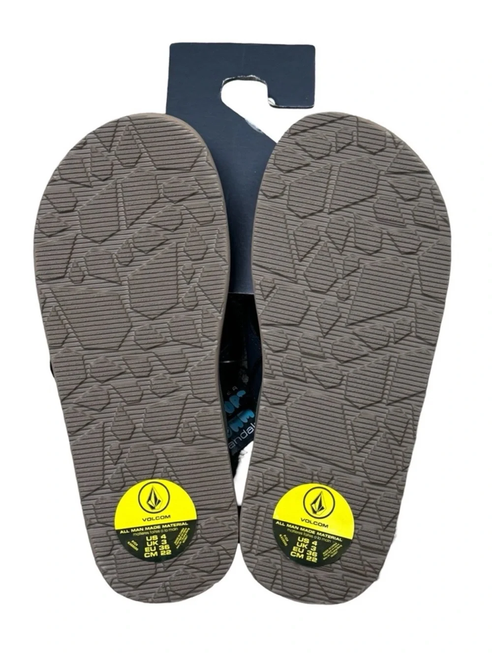 Volcom Kids Camo Flip Flops in Green and Black